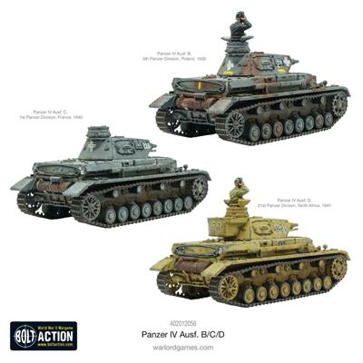 Bolt Action: Panzer IV ausf B/C/D (Eng)