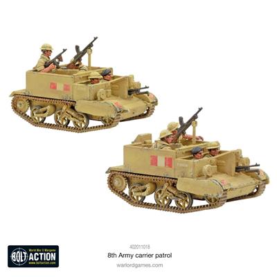 Bolt Action: 8th Army Carrier Patrol (Eng)