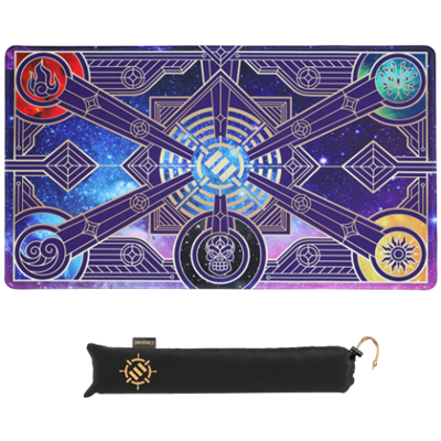 Enhance TCG Playmat with Stitched Edges (Stars)