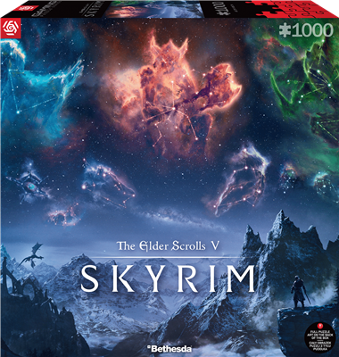 (Beskadiget) The Elder Scrolls V: Skyrim - 1000 (Puslespil)