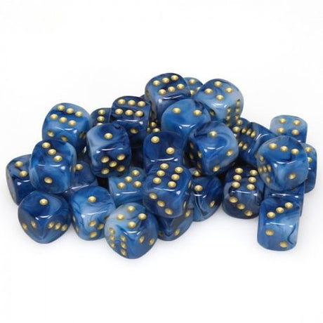 Phantom™ – 12mm d6 Teal/gold Dice Block™