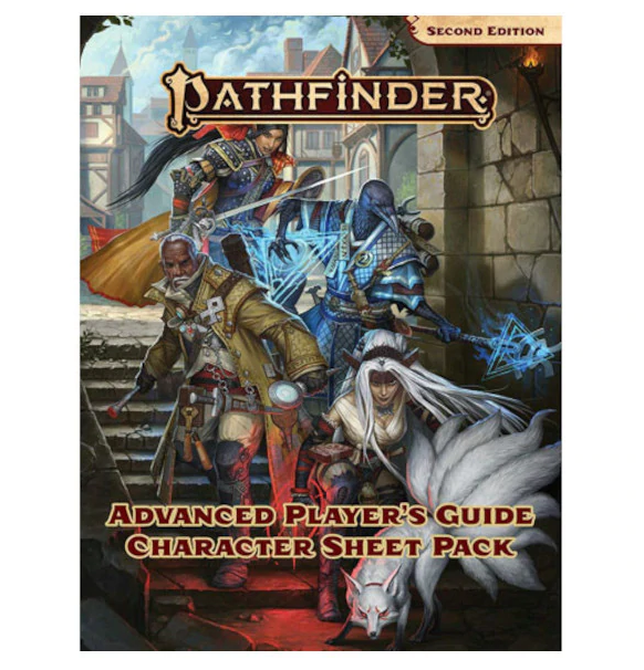 Advanced Player's Guide- Character Sheet Pack – Spilforsyningen