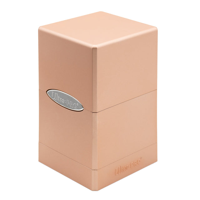 Ultra PRO Satin Tower Deck Box - Metallic Rose Gold