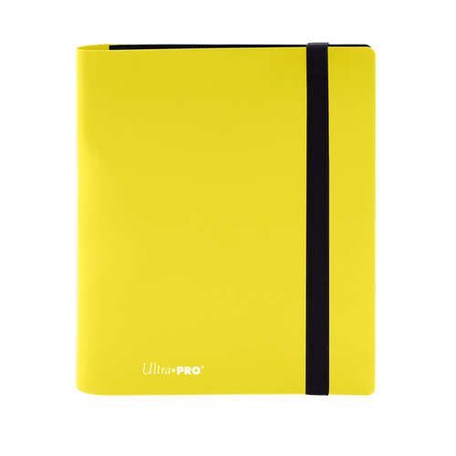 Ultra PRO 4-Pocket Eclipse PRO-Binder - Lemon Yellow