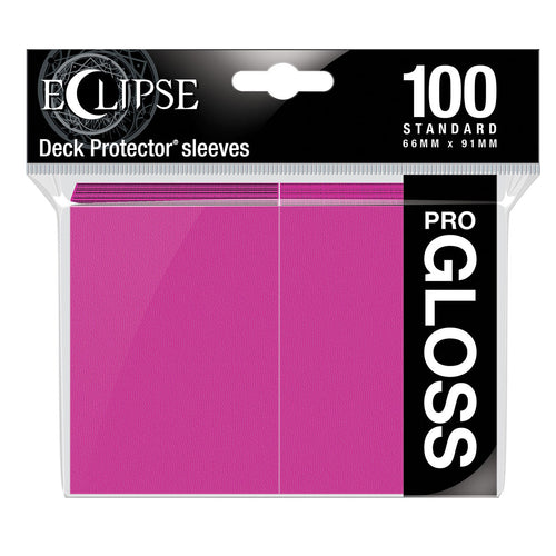 Ultra PRO Eclipse Gloss Standard Sleeves - Hot Pink (100)