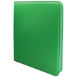 Ultra PRO Vivid 12-Pocket Zippered PRO-Binder - Green