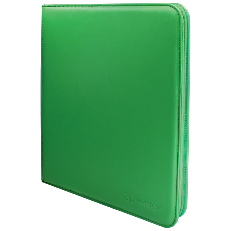Ultra PRO Vivid 12-Pocket Zippered PRO-Binder - Green
