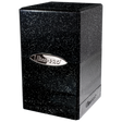 Ultra PRO Satin Tower Deck Box - Glitter Black