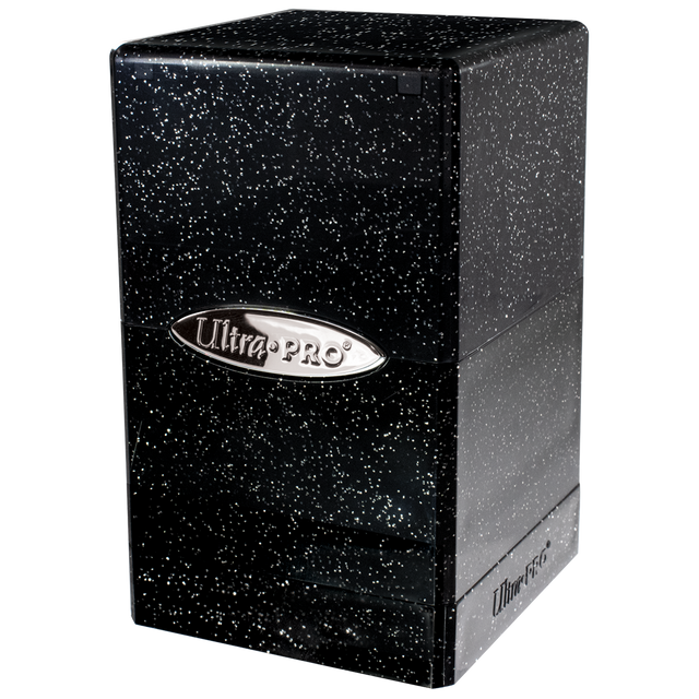 Ultra PRO Satin Tower Deck Box - Glitter Black