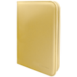 Ultra PRO Vivid 4-Pocket Zippered PRO-Binder - Yellow