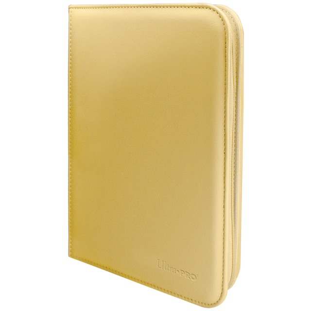 Ultra PRO Vivid 4-Pocket Zippered PRO-Binder - Yellow