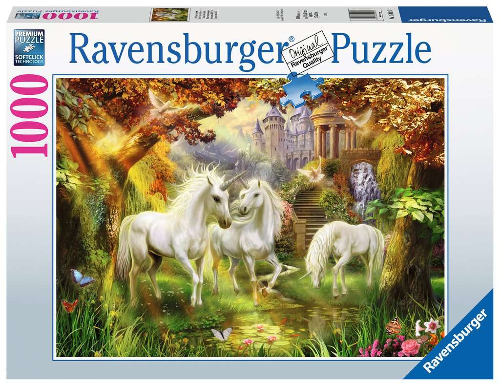 Unicorns in the Forest 1000 (Puslespil)