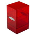 Ultra PRO Satin Tower Deck Box - Glitter Red