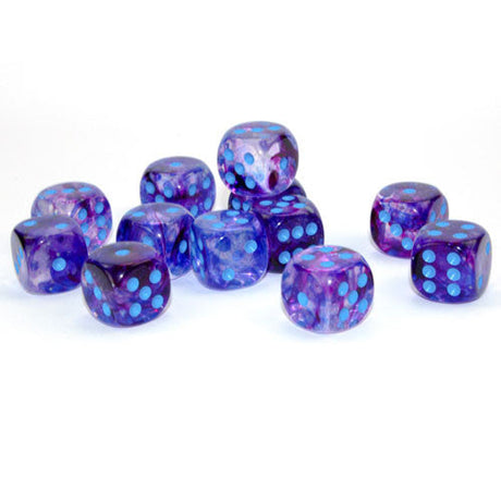 Nebula™ – 16mm d6 Nocturnal/blue Luminary Dice Block