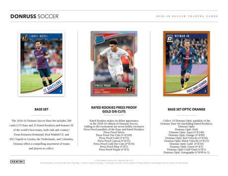 Panini Donruss Soccer 2018/19 - Hobby Box