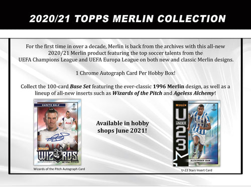 Topps Merlin UEFA Chrome 2020/21 - Hobby box