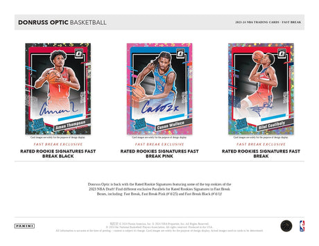 Panini Donruss Optic NBA Basketball 2023/24 - Fast Break Box