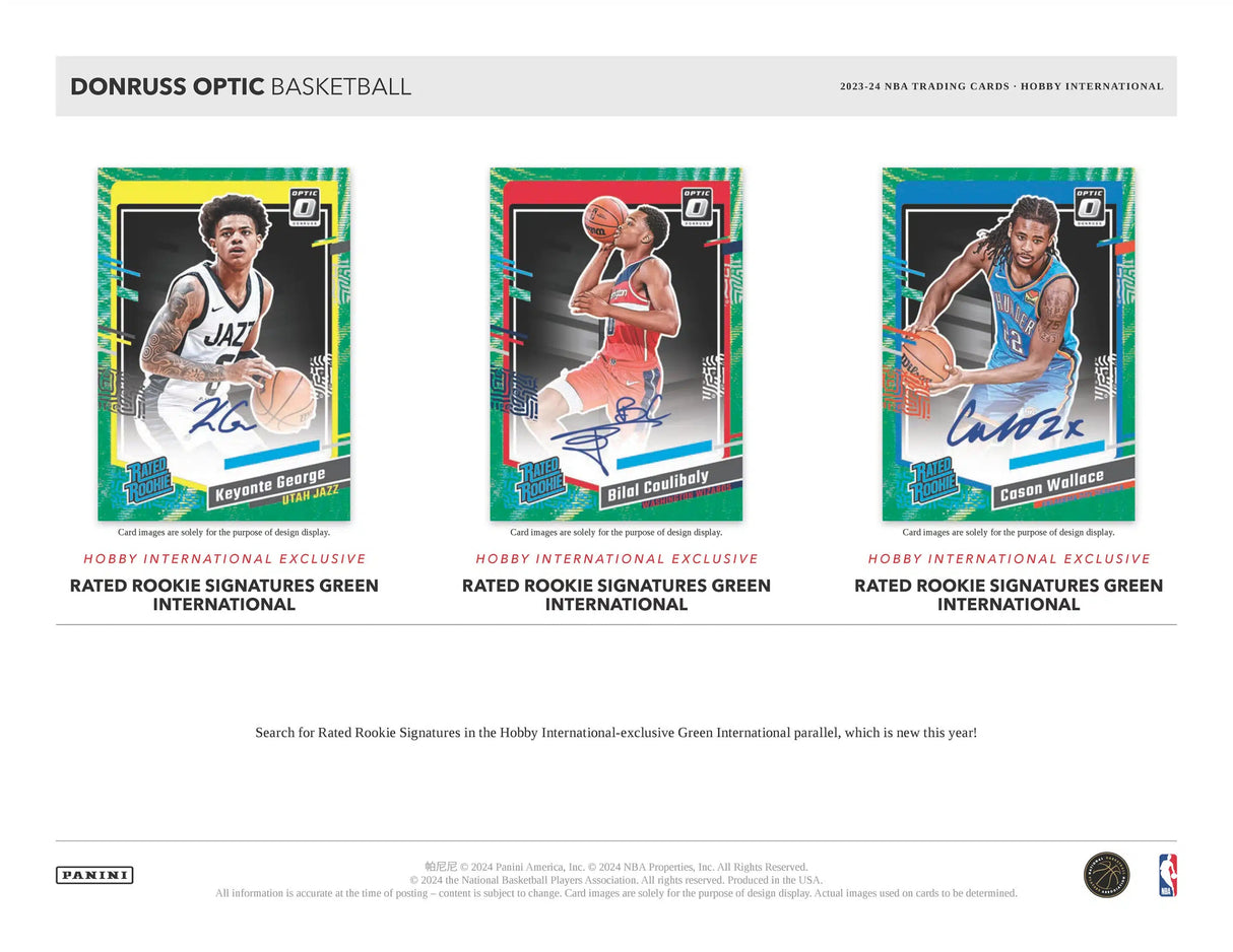 Panini Donruss Optic NBA Basketball 2023/24 - International Hobby Box