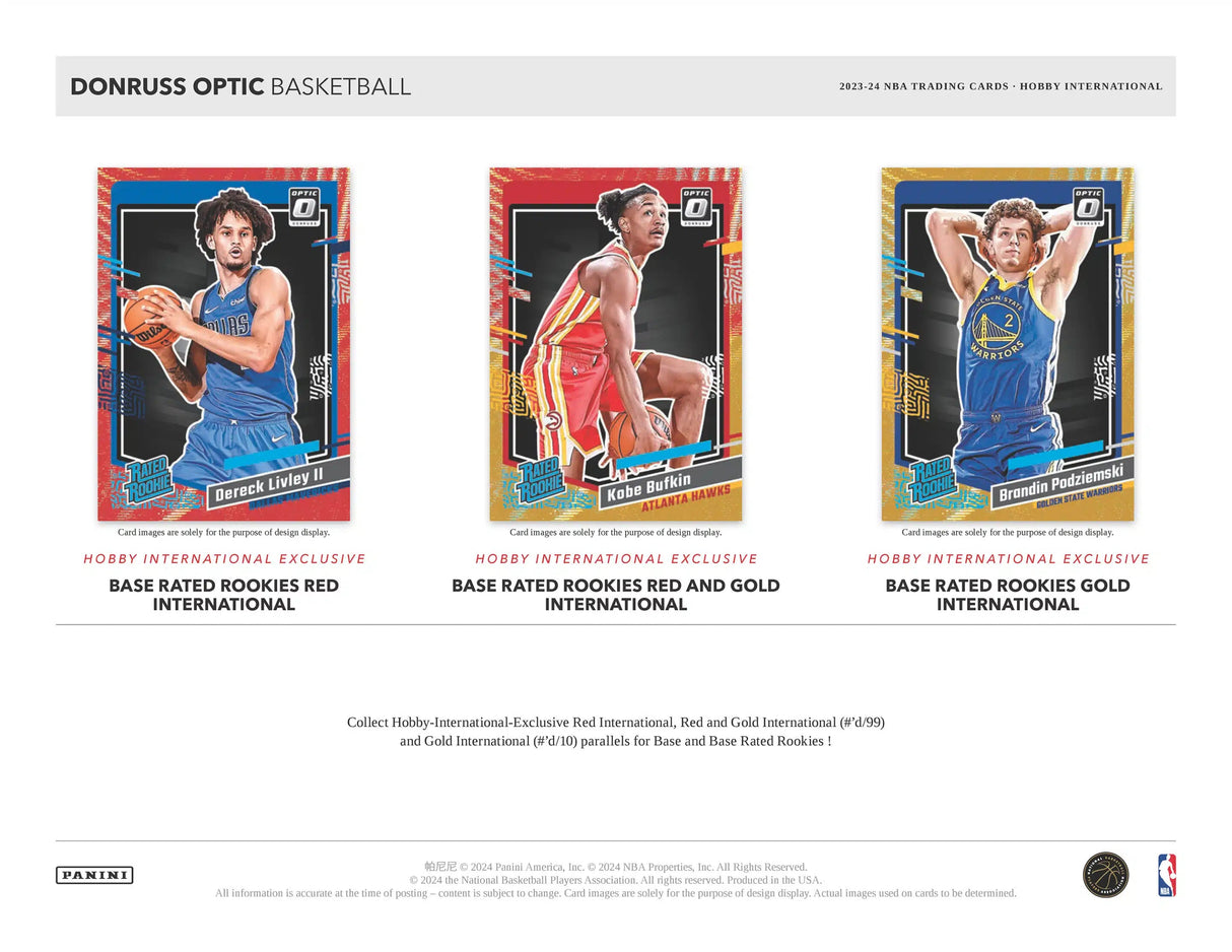 Panini Donruss Optic NBA Basketball 2023/24 - International Hobby Box