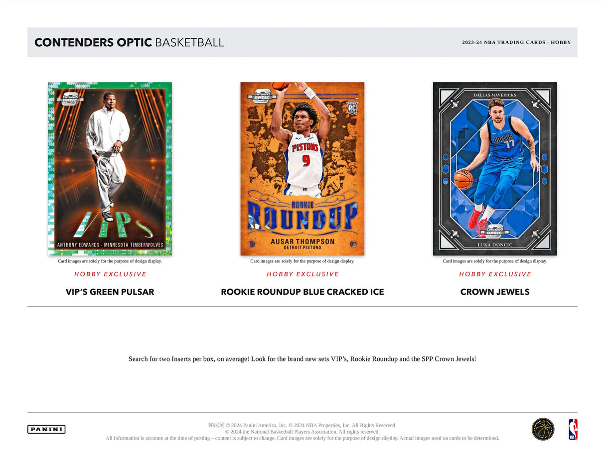 Panini Contenders Optic NBA Basketball 2023/24 - Hobby Box