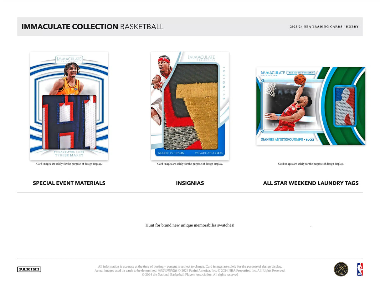 Panini Immaculate NBA Basketball 2023/24 - Hobby Box
