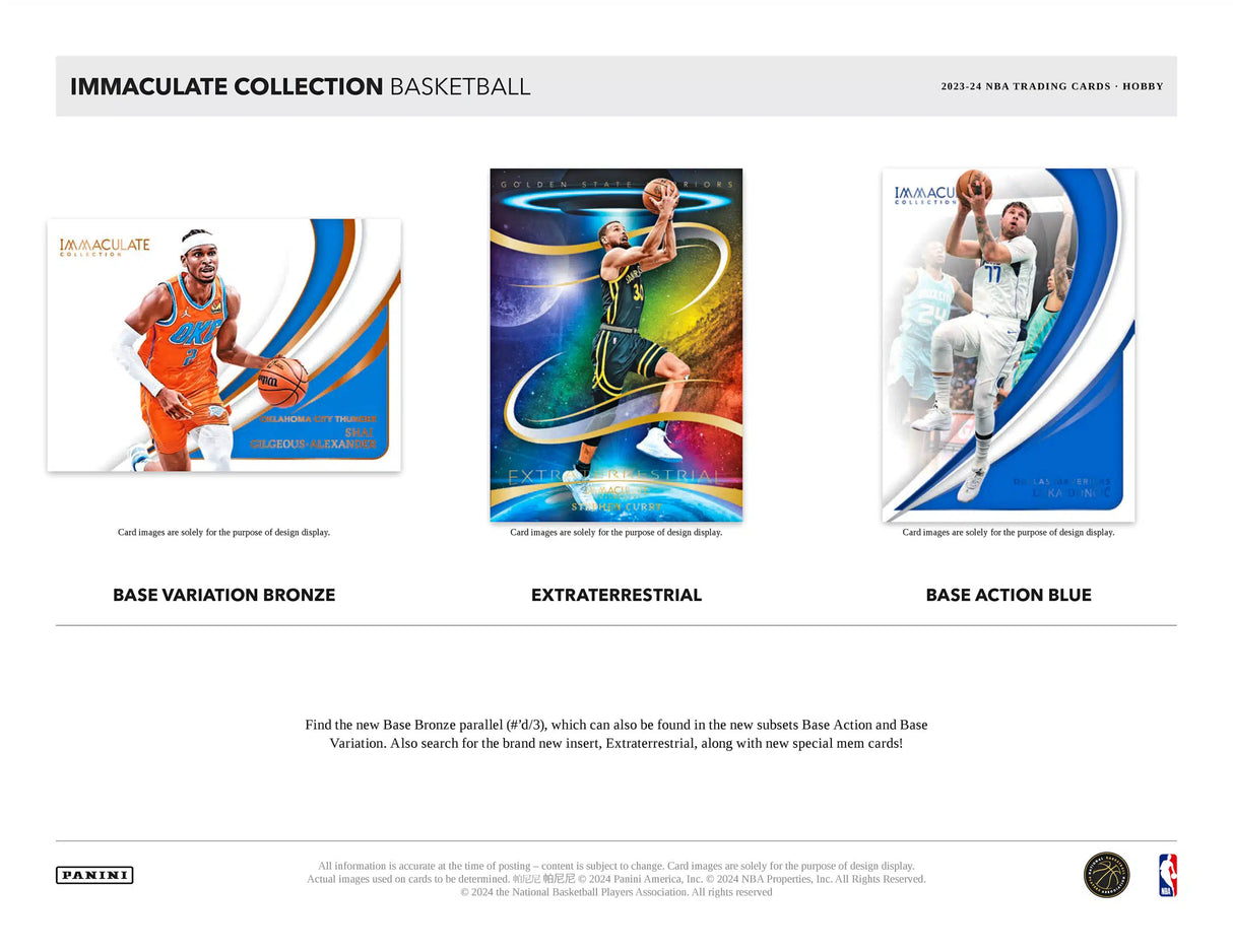 Panini Immaculate NBA Basketball 2023/24 - Hobby Box