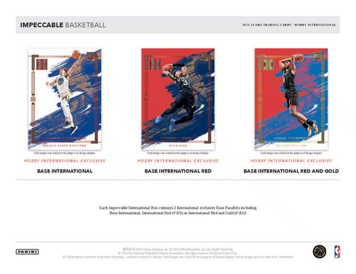 Panini Impeccable NBA Basketball 2023/24 - International Hobby Box