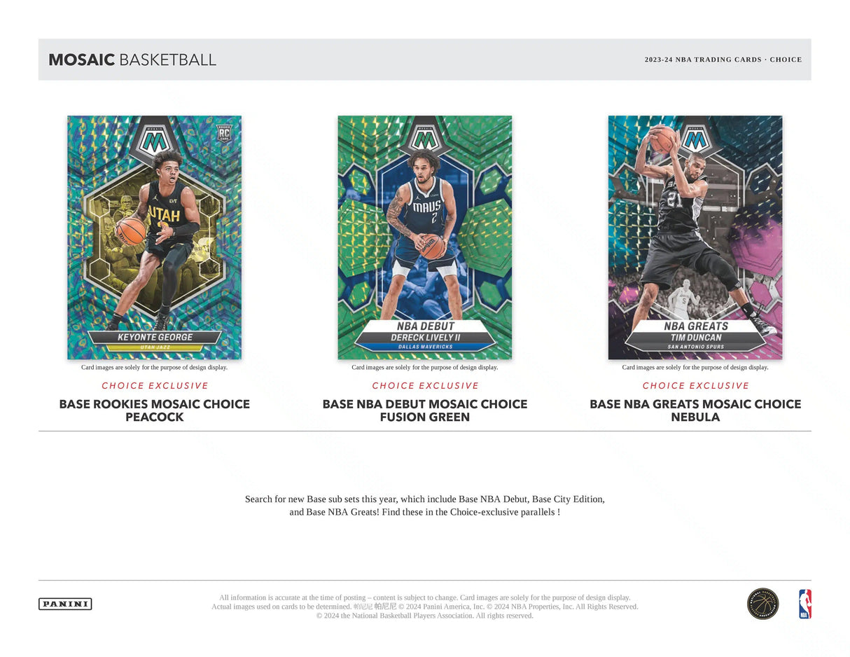 Panini Mosaic NBA Basketball 2023/24 - Choice Box