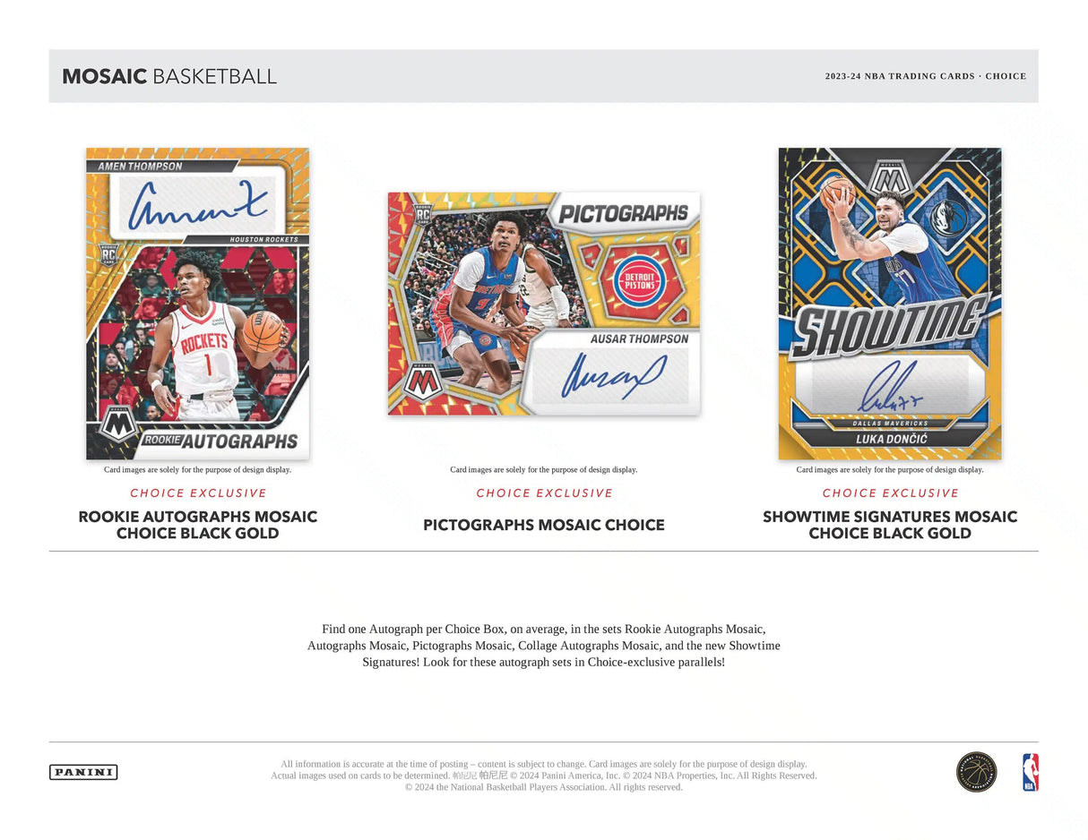 Panini Mosaic NBA Basketball 2023/24 - Choice Box