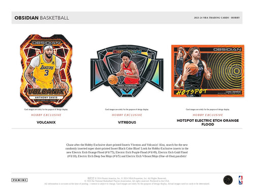 Panini Obsidian NBA Basketball 2023/24 - Hobby Box