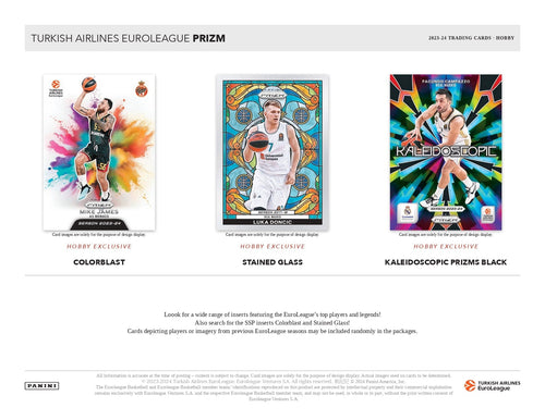 Panini Prizm EuroLeague Basketball 2023/24 - Hobby Box