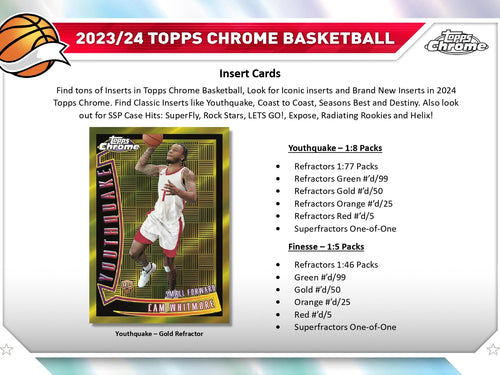 Topps Chrome Basketball 2023/24 - Hobby Box