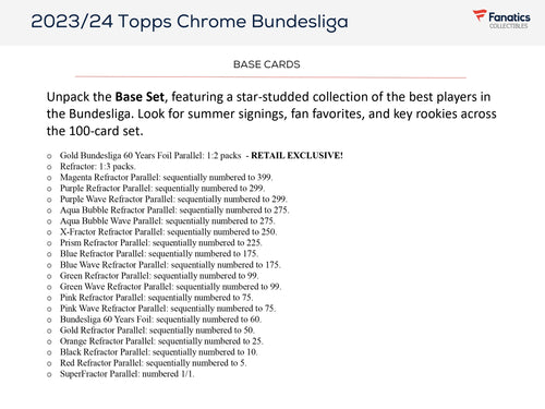 Topps Chrome Bundesliga 2023/24 - Value Box