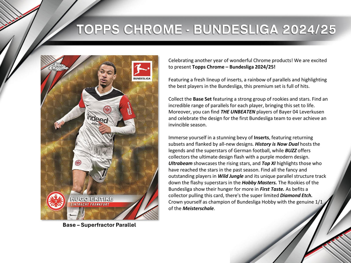 Topps Chrome Bundesliga 2024/25 - Hobby Box