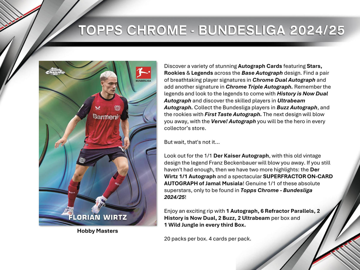 Topps Chrome Bundesliga 2024/25 - Hobby Box