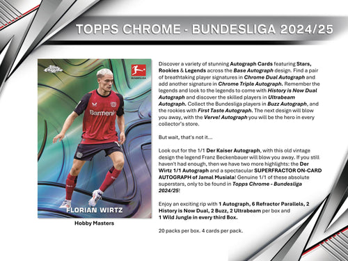 Topps Chrome Bundesliga 2024/25 - Hobby Box