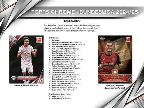 Topps Chrome Bundesliga 2024/25 - Hobby Box