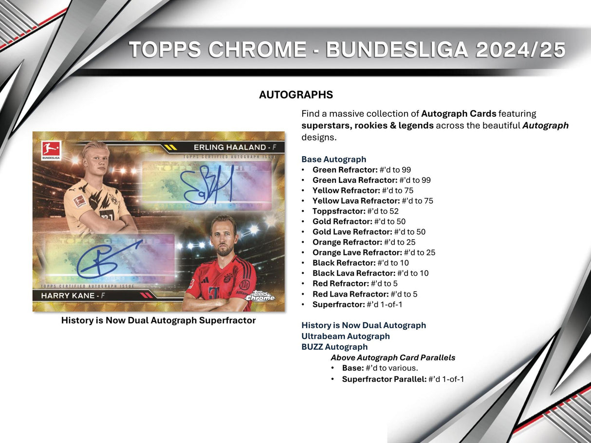 Topps Chrome Bundesliga 2024/25 - Hobby Box