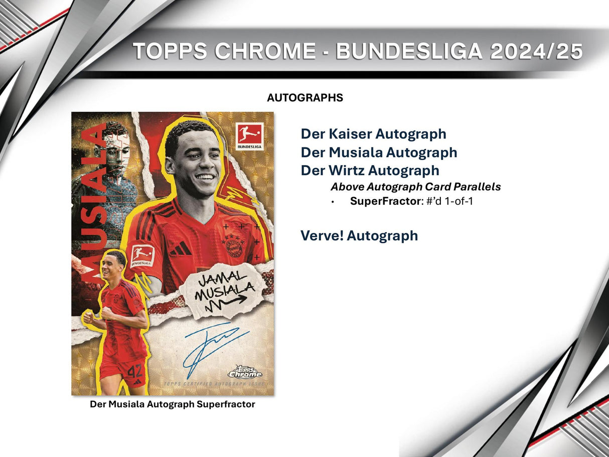 Topps Chrome Bundesliga 2024/25 - Hobby Box