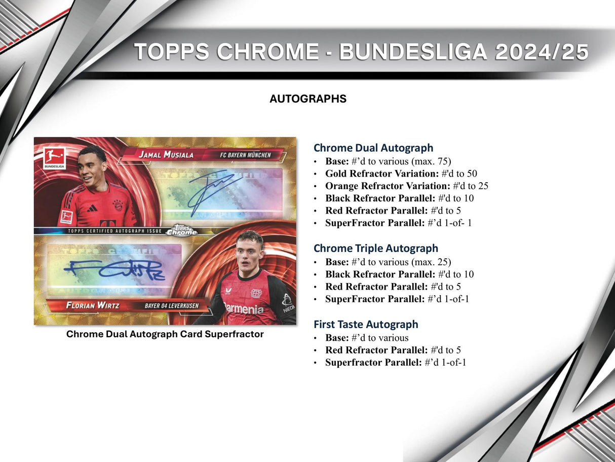 Topps Chrome Bundesliga 2024/25 - Hobby Box