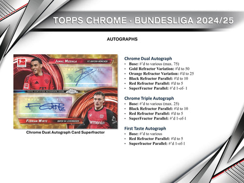 Topps Chrome Bundesliga 2024/25 - Hobby Box