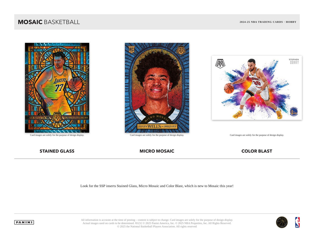 Panini Mosaic Basketball 2024/25 - Hobby Box