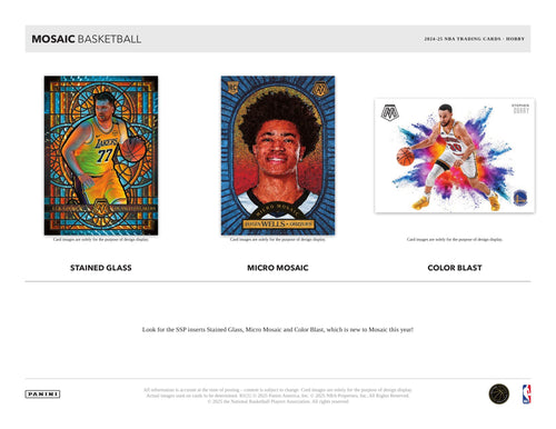 Panini Mosaic Basketball 2024/25 - Hobby Box