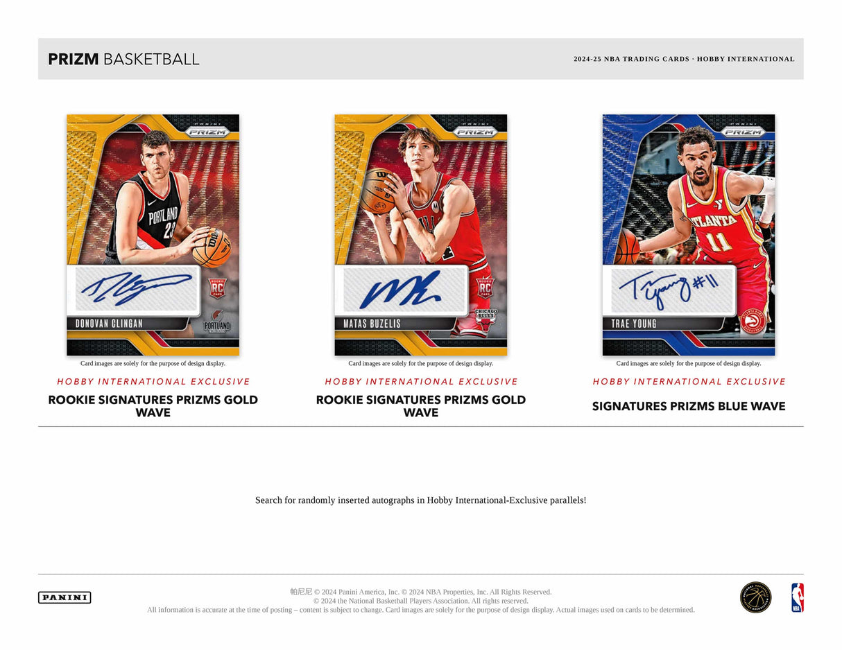 Panini Prizm NBA Basketball 2024/25 - International Hobby Box