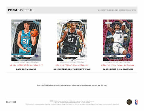 Panini Prizm NBA Basketball 2024/25 - International Hobby Box