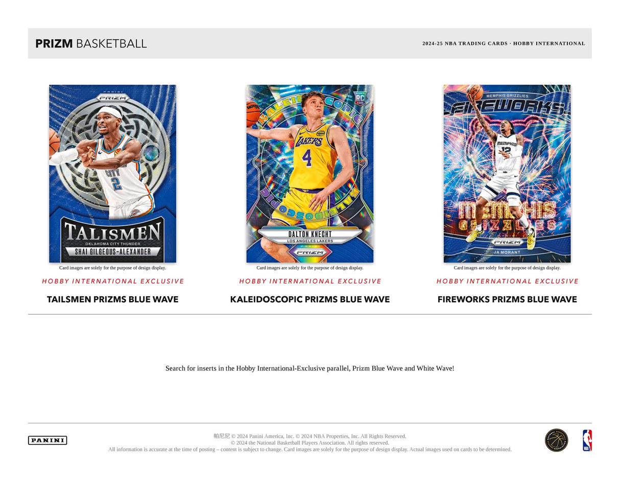 Panini Prizm NBA Basketball 2024/25 - International Hobby Box