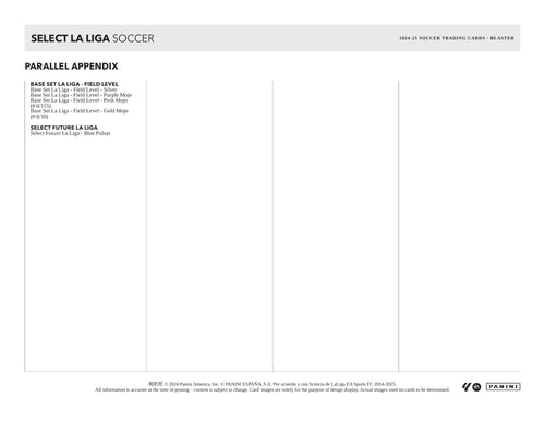 Panini Select La Liga 2024/25 - Blaster Box