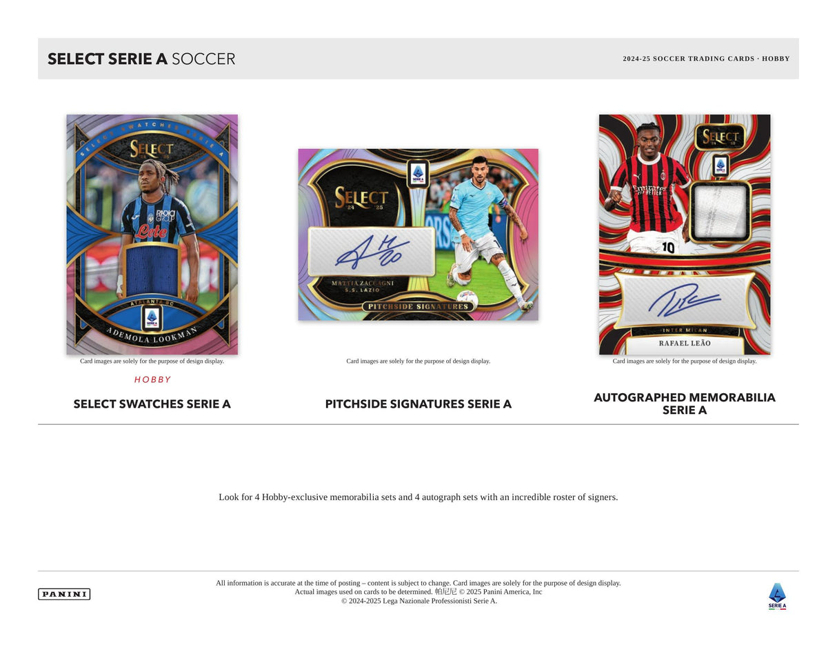 Panini Select Serie A 2024/25 - Hobby Box