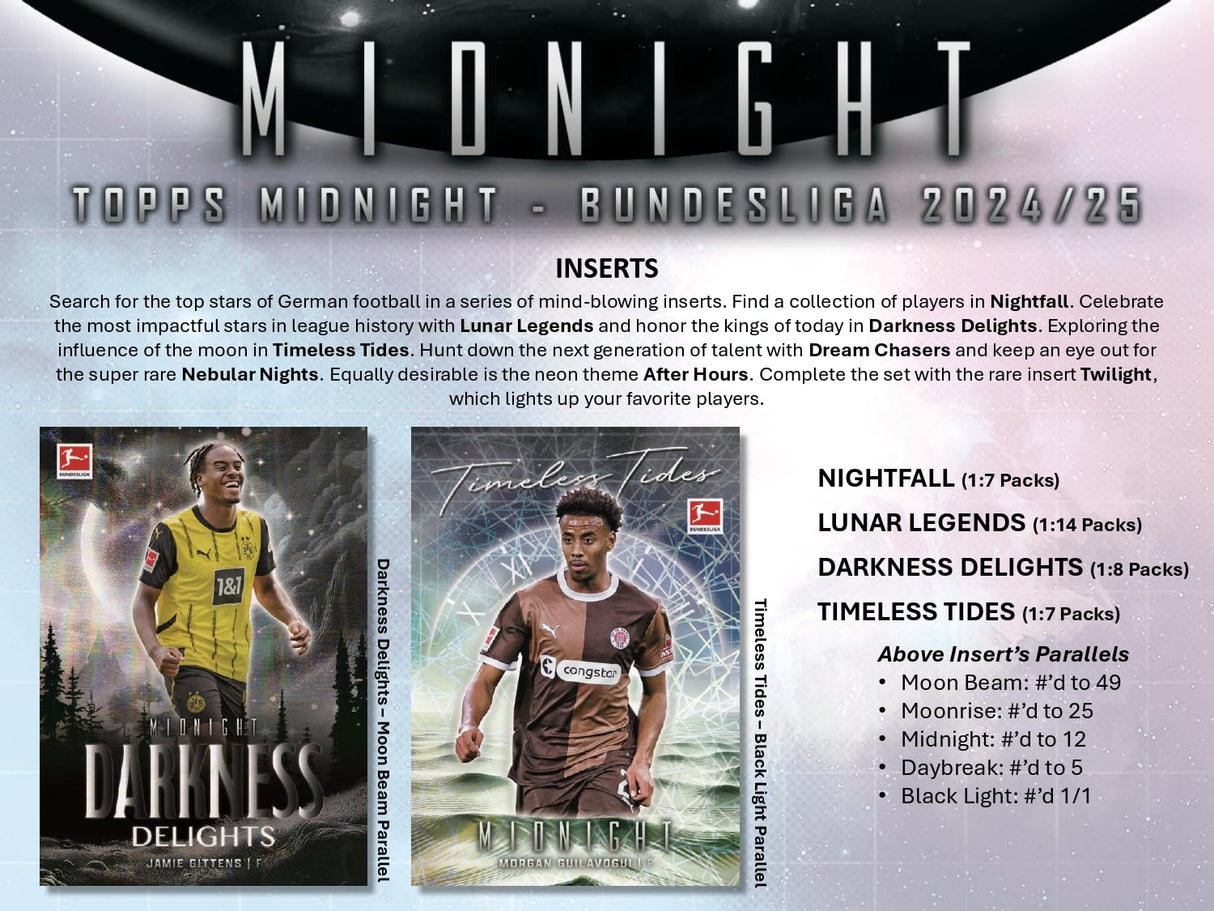 Topps Bundesliga Midnight 2024/25 - Hobby Box