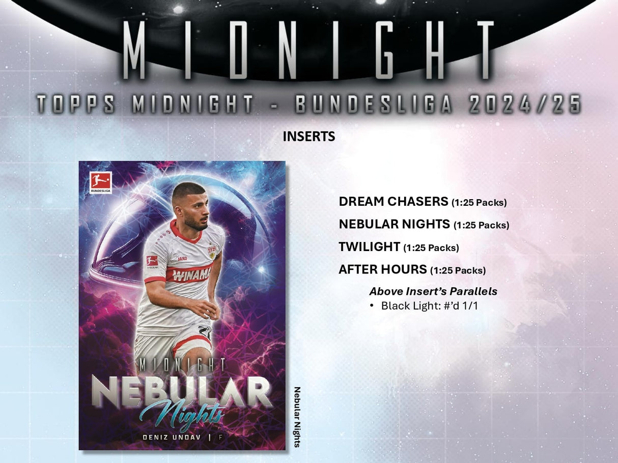 Topps Bundesliga Midnight 2024/25 - Hobby Box